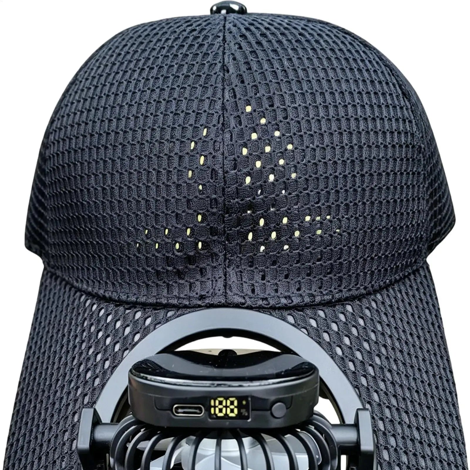 Solar Powered Fan Hat Men Women USB Charging Cooling UV Protection Solar Hat With Built-in Fan for Outdoor Summer Beach Picnic Qme