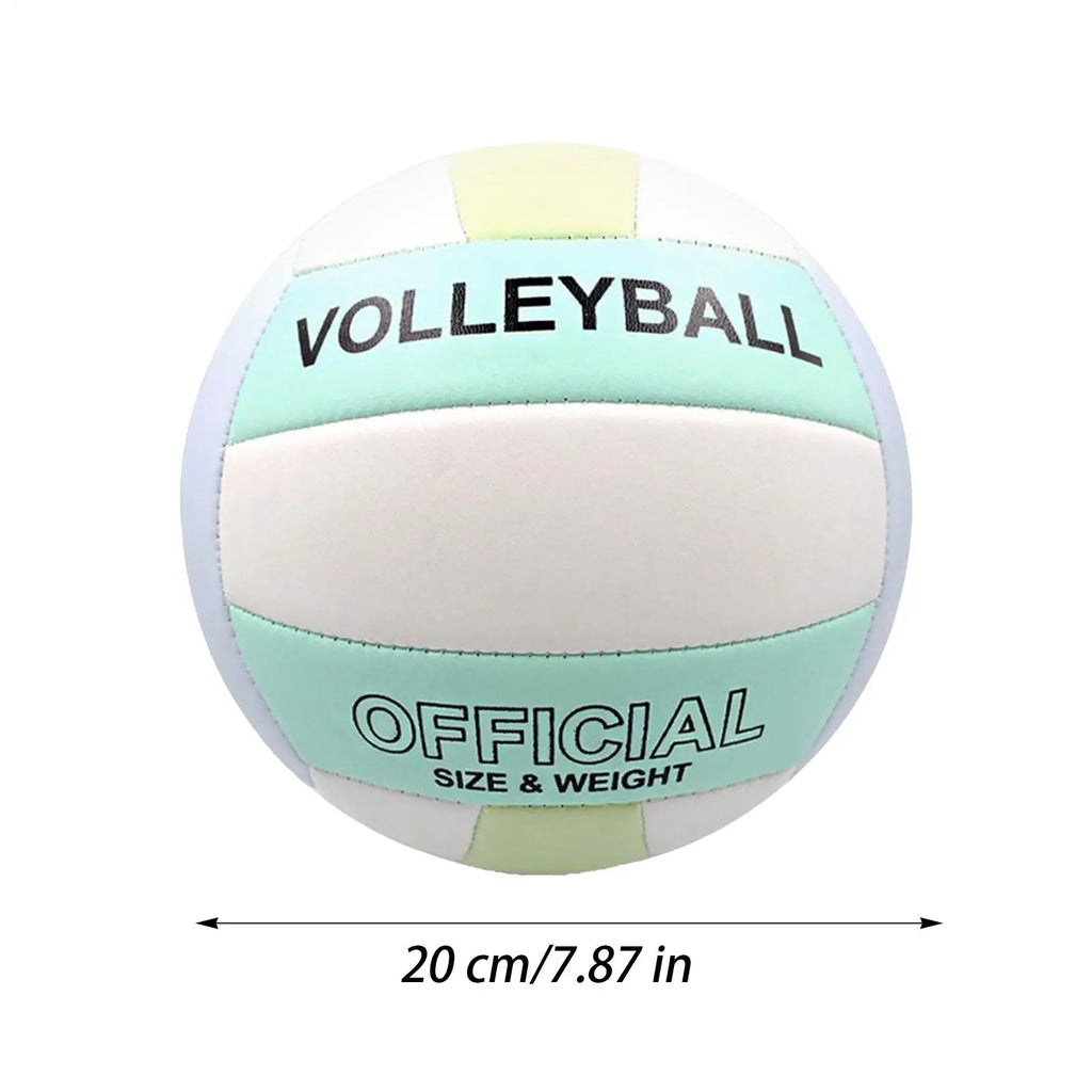 Professional Volley Ball Thickened Surface Soft Leather Volleyball Waterproof Game Play Volleyballs for Womens Mens Qme