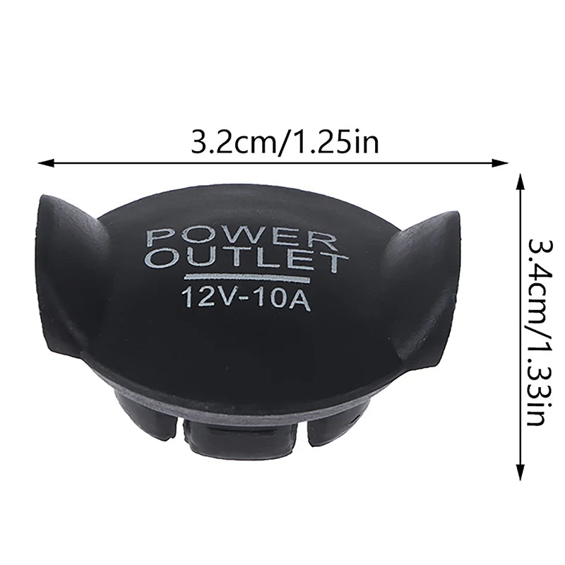 Waterproof Car Cigarette Igniter Outlet Cover 12V Power Socket Plug Qme