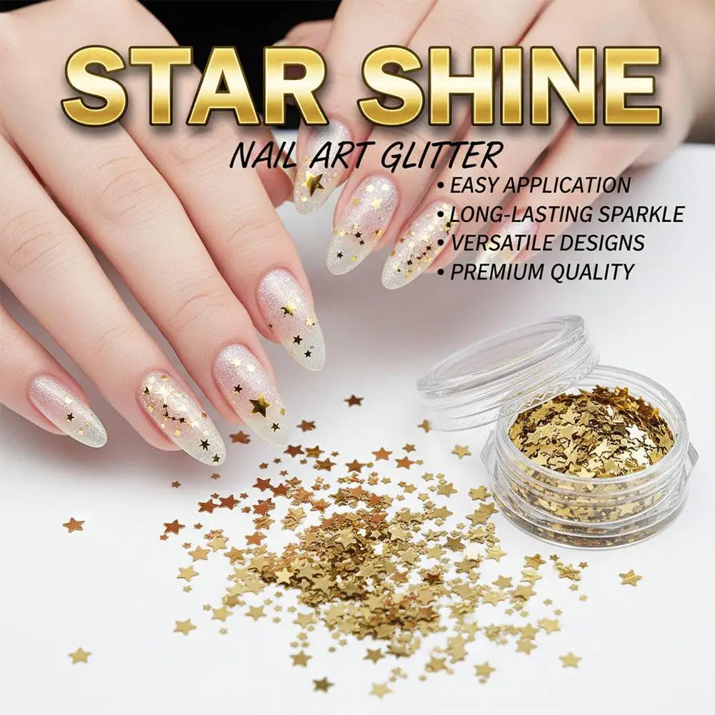 Silver Glitter Nails Design Shiny Nail Flakes Sparkling Sequins Qme
