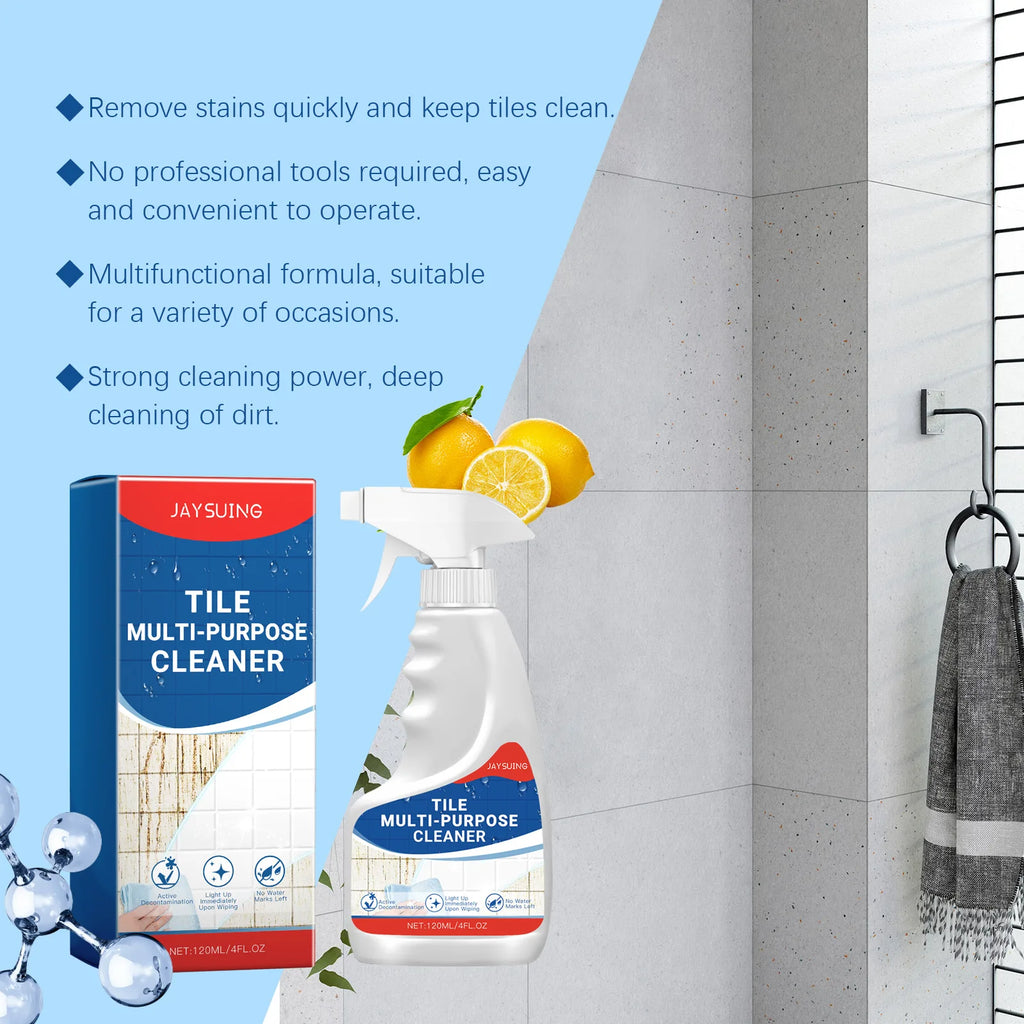Ceramic Tile Cleaner Floor Wall Tile Polishing Maintenance Scratches Removal Brightening Toilet Descaling Tile Cleaning Spray Qme