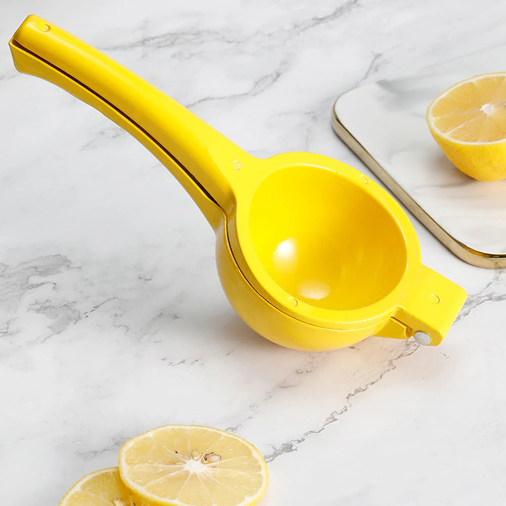 Home Manual Lemon Squeezer Lemon Squeezer Sturdy Hand Pressed Orange Fruit Juicer Aluminum Alloy Portable Practical Kitchen Tool Qme