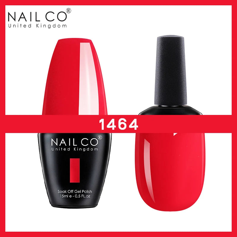 NAILCO Nude Nails Gel Nail Polish UV LED Semi-permant Varnish Hybrid Qme