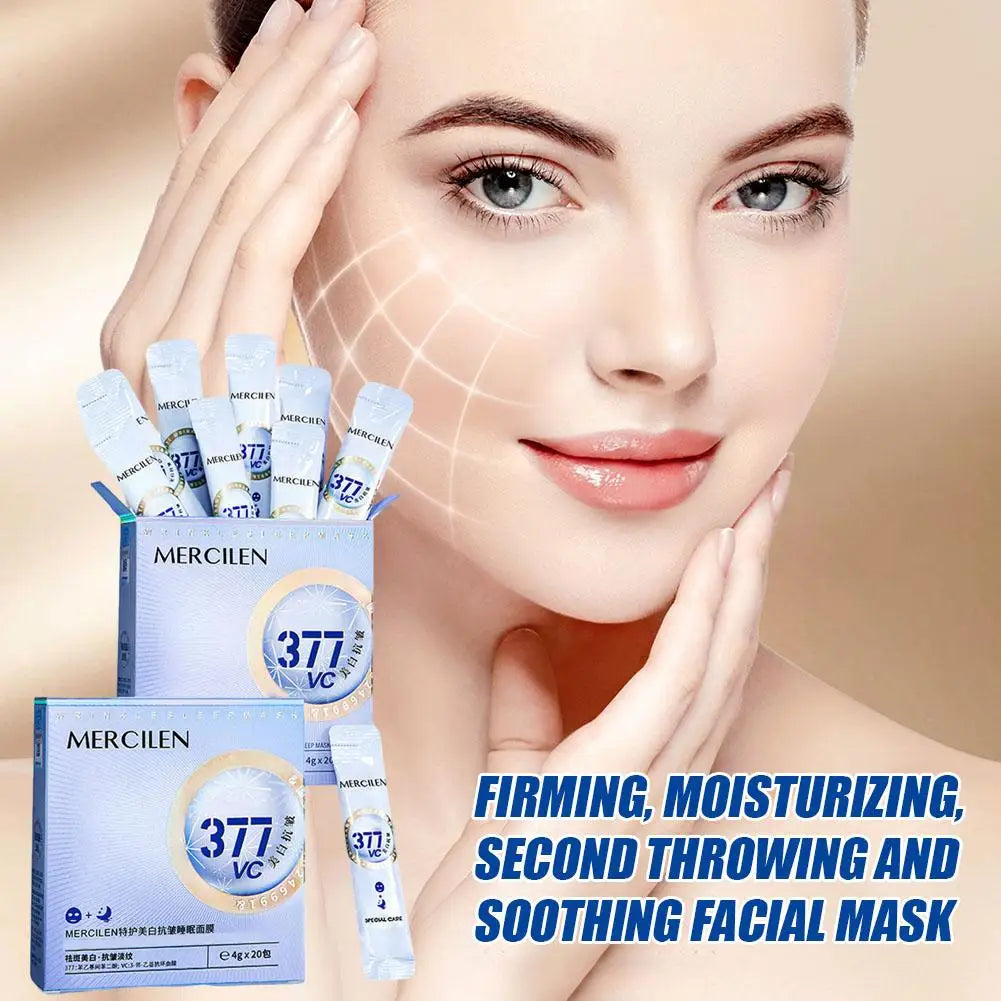 Sleeping Facial Masks Hydrating Mask Moisturizing Brightening Face Qme