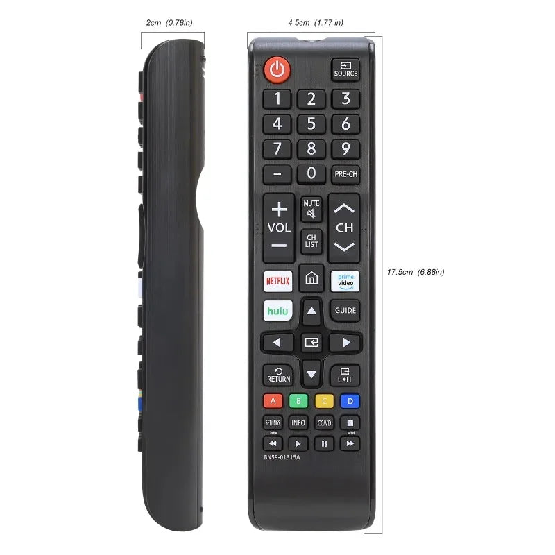 NEW BN59-01315A Replacement Remote Control Fit for Samsung Smart HDTV UN55RU7100FXZA UN55RU710D UN55RU710DFXZA UN55RU7200 U Qme