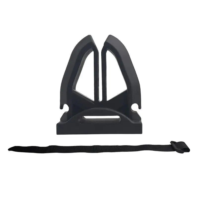 1 Portable Silicone Fishing Rod Holder Various Pole Fastener Binding Qme 1Pc Black