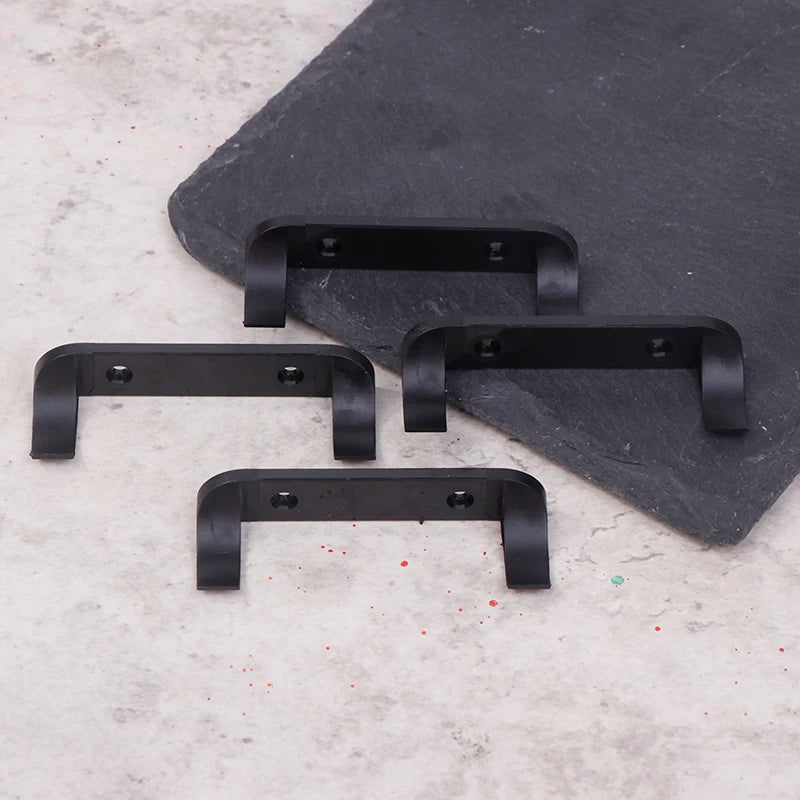 4Pcs Mount Firm Display Cars by Wheels on Wall Hanging Cars Display Rack Space-Saving Car Model Holder for MOC Car Models Toy Qme Black