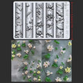 Flowers Series 3D Curved Nail Mold Lily Valley Lotus Flower Diy Qme A