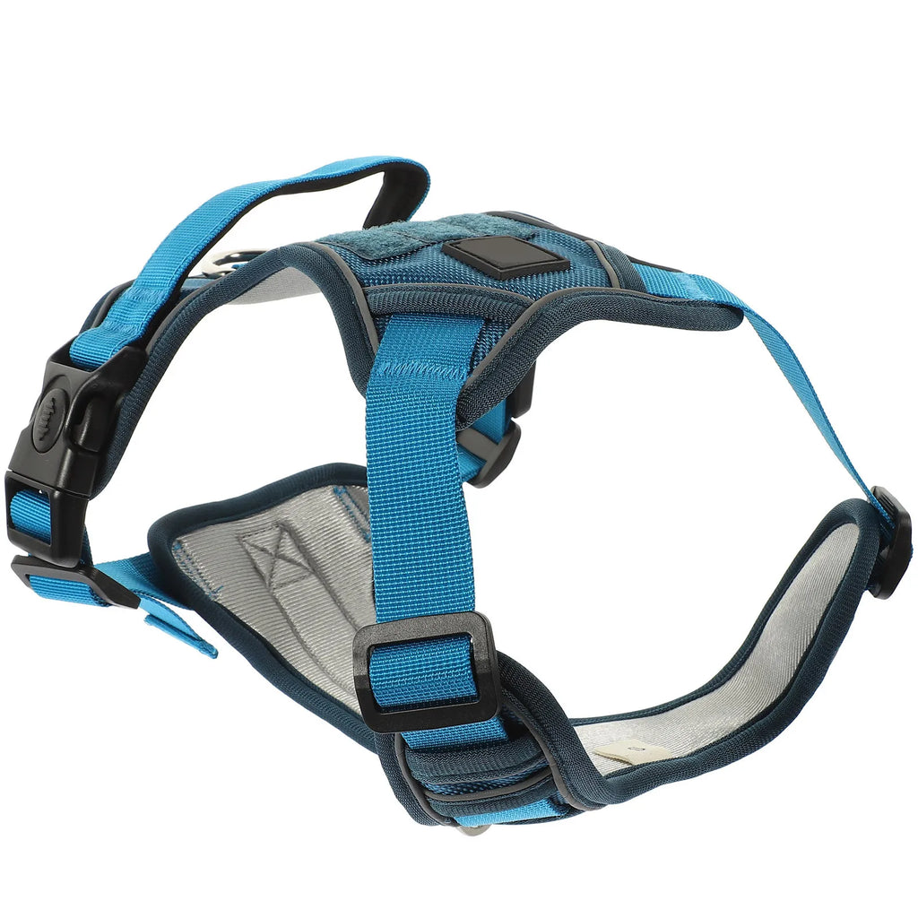 Dog Harness Pet Dog Vest Adjustable Portable Puppy Harness for Small Dogs Thickened Buckle Wear-Resistant Oxford Material Snug Qme