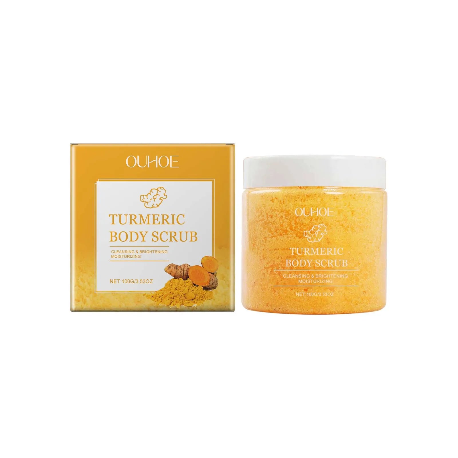 Exfoliating Scrub Deep Cleansing Skin Removing Dirt Refreshing and Skin Suitable for Many Skin Suitable for Both Men and Women Qme Turmeric