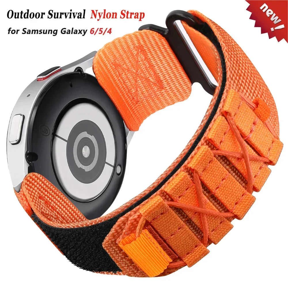 20mm 22mm Nylon Strap For Huawei watch GT4 46MM GT3 PRO 43mm/GT2 42mm GTS/GTR Sport Band for Samsung Galaxy 4/5/6 Classic 5pro Qme