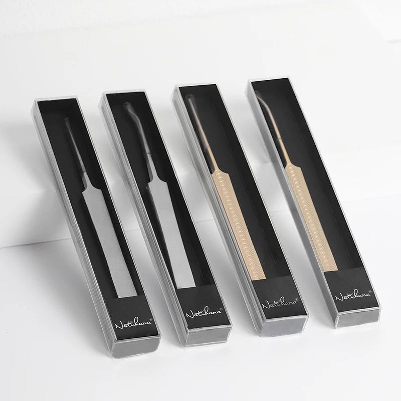 NATUHANA Professional Eyelash Extension Tweezers Precision Qme