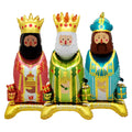 3pcs/set Kings Balloons King's Head Crown Balloons Cartoon King Aluminum Film Balloon Baby Shower Supplies Christmas Gift Globos Qme 3pcs Others