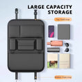 6-Pocket Car Seat Organizer Waterproof Backseat Storage Bag Cup Qme black