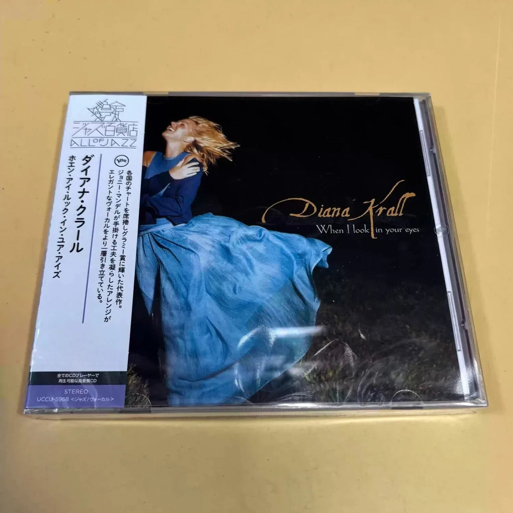 Jazz Vocal CD Album | Blue Dress Portrait Atmospheric Cover, Japanese SHM-CD High-Fidelity Edition Qme In Your eyes