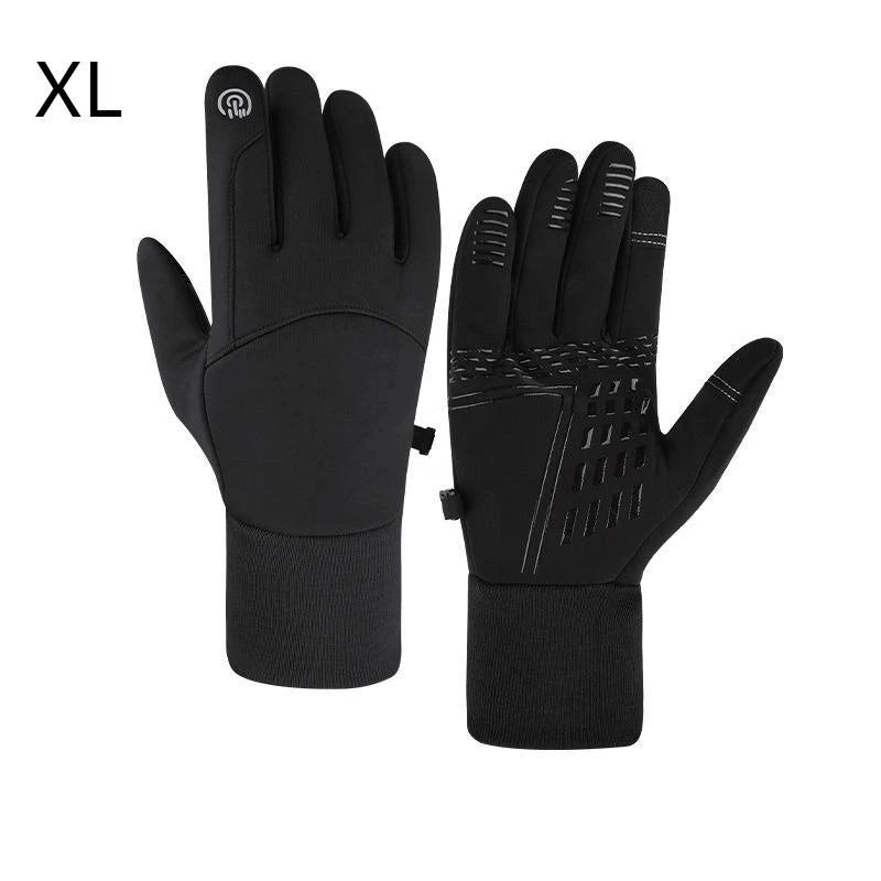 1Pair Winter Gloves Men Women-waterproof Thermal Glove Cold Weather Qme 3