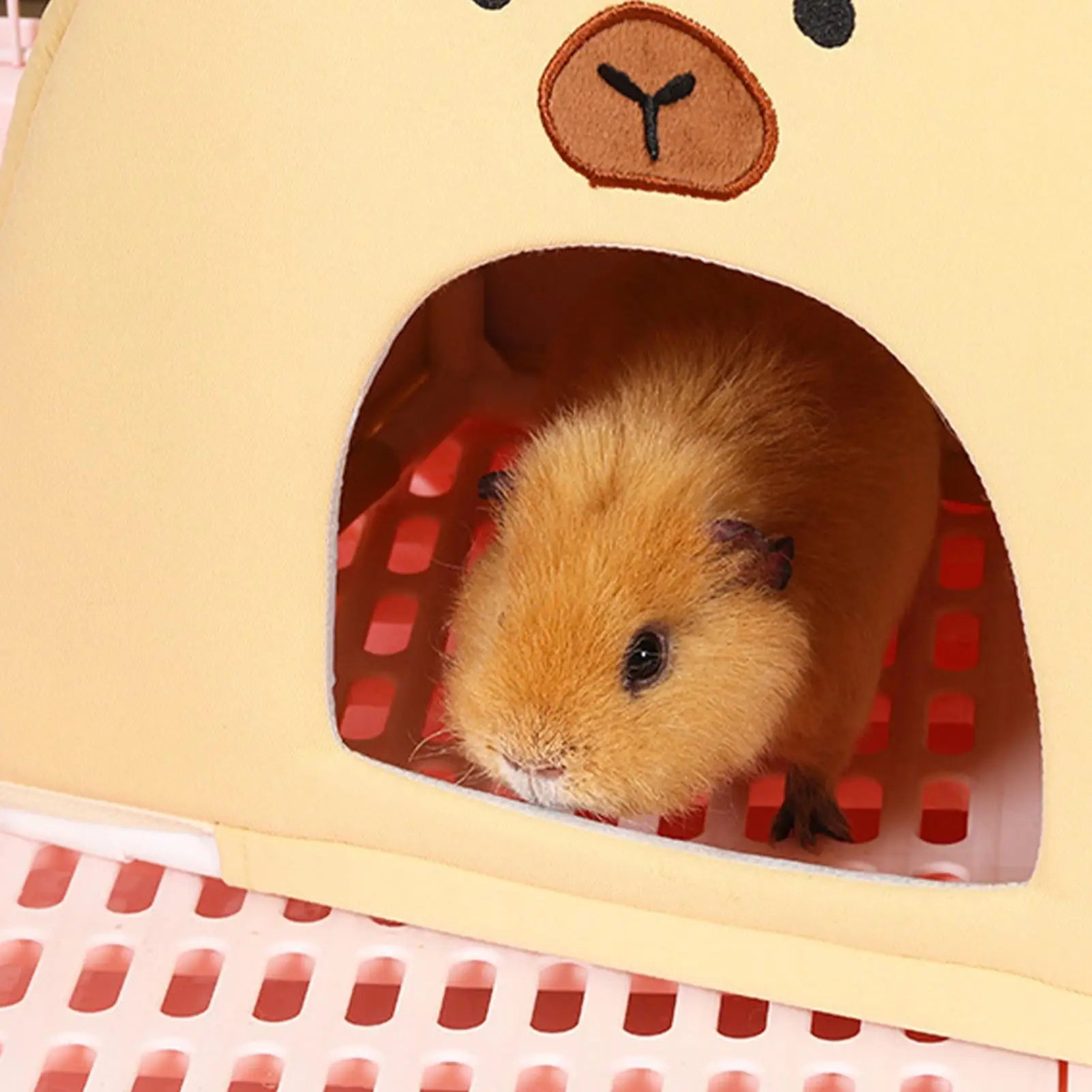 Hamster Bed Cooling Waterproof Tent Small Animal Cage Chinchilla Qme