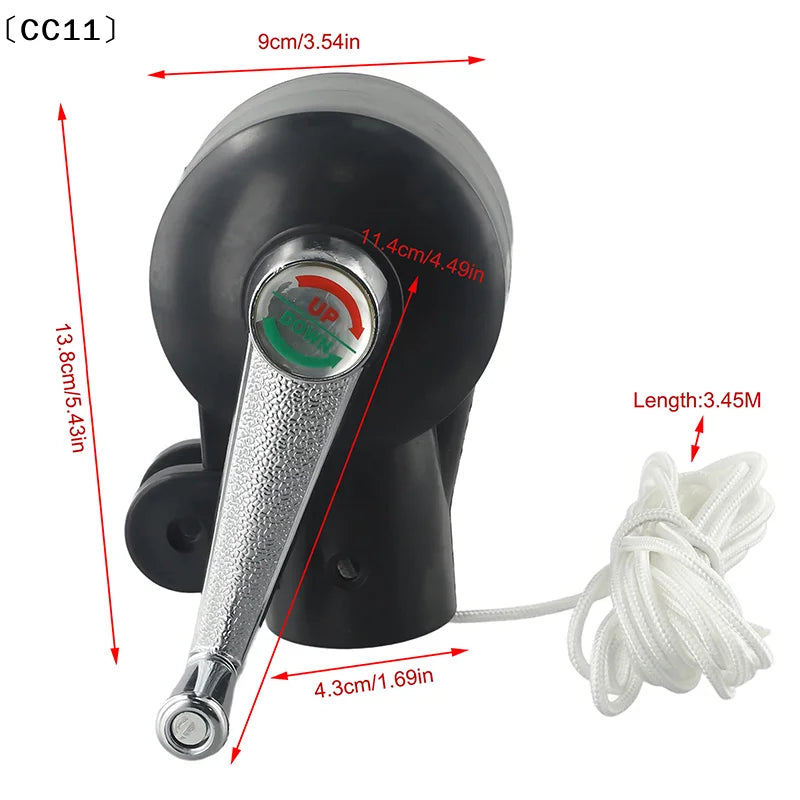 Parasol Shaker Crank Handle Patio Umbrella Sun Parts Replace Access Qme