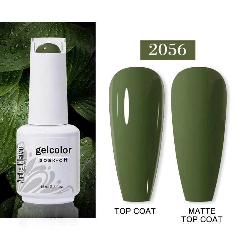 Arte Clavo Autumn Nail Gel Polish Caramel Winter Soak Off UV LED Art