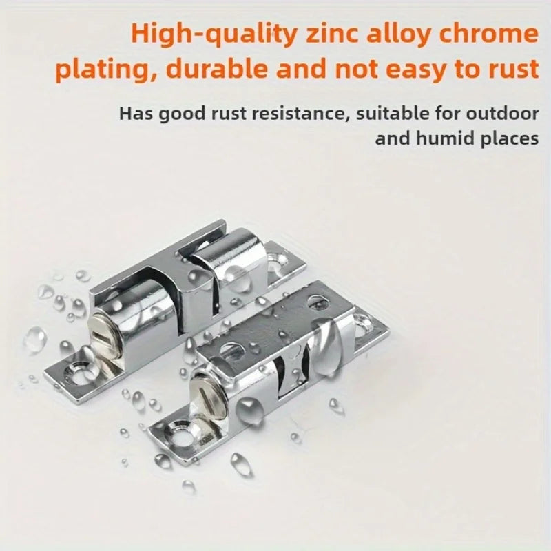 4pcs Door frame bead lock, wardrobe bead lock, industrial equipment door bead lock, card type steel ball positioning buckle Qme