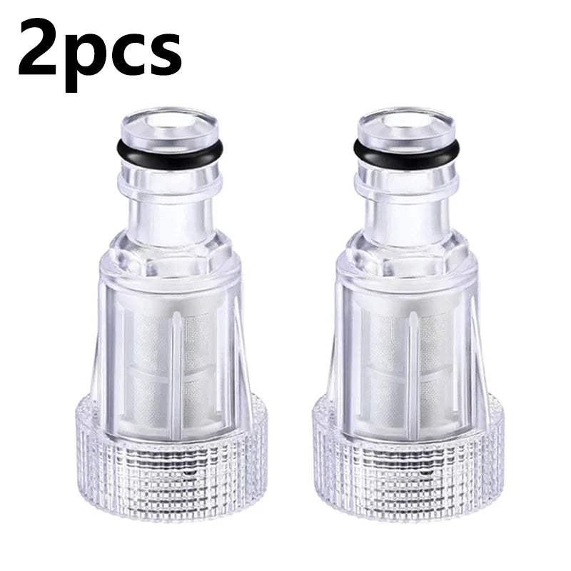 3/4" High Pressure Washer Water Filter Connector Replacement Tool Water Pump Inlet Hose Garden Accessories for Garden Adapter Qme 2pcs