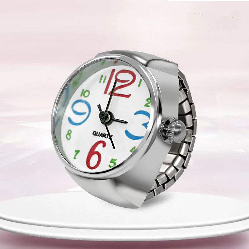 Personalized men's and women's finger watches hot selling couple ring watches Korean version fashion Qme 6