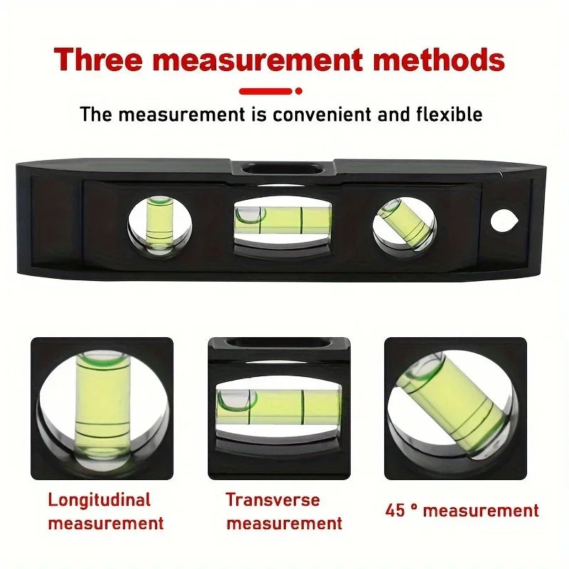 6 Magnetic Multi-angle Level - Versatile Easy-to-read Design for Seamless Home Appliance Installation and DIY Projects Qme