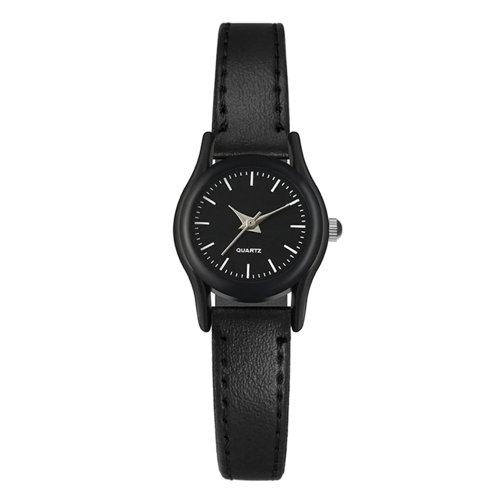 New Couples Watches Leather Strap Minimalist Fashion Quartz Wristwatches Multiple Colors Clothing Accessory Casual Simple Watch Qme D
