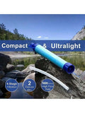 Portable Water Purifier Emergency Rescue Straw Camping Hiking Qme 1pc