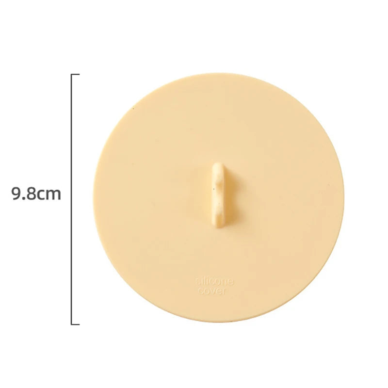 Creative Silicone Cup Cover Anti-overflow Suction Cap For Ceramic Glass Mug Bowl Heat-resistant Sealed Lids Cover Tea Coffee Lid Qme A3