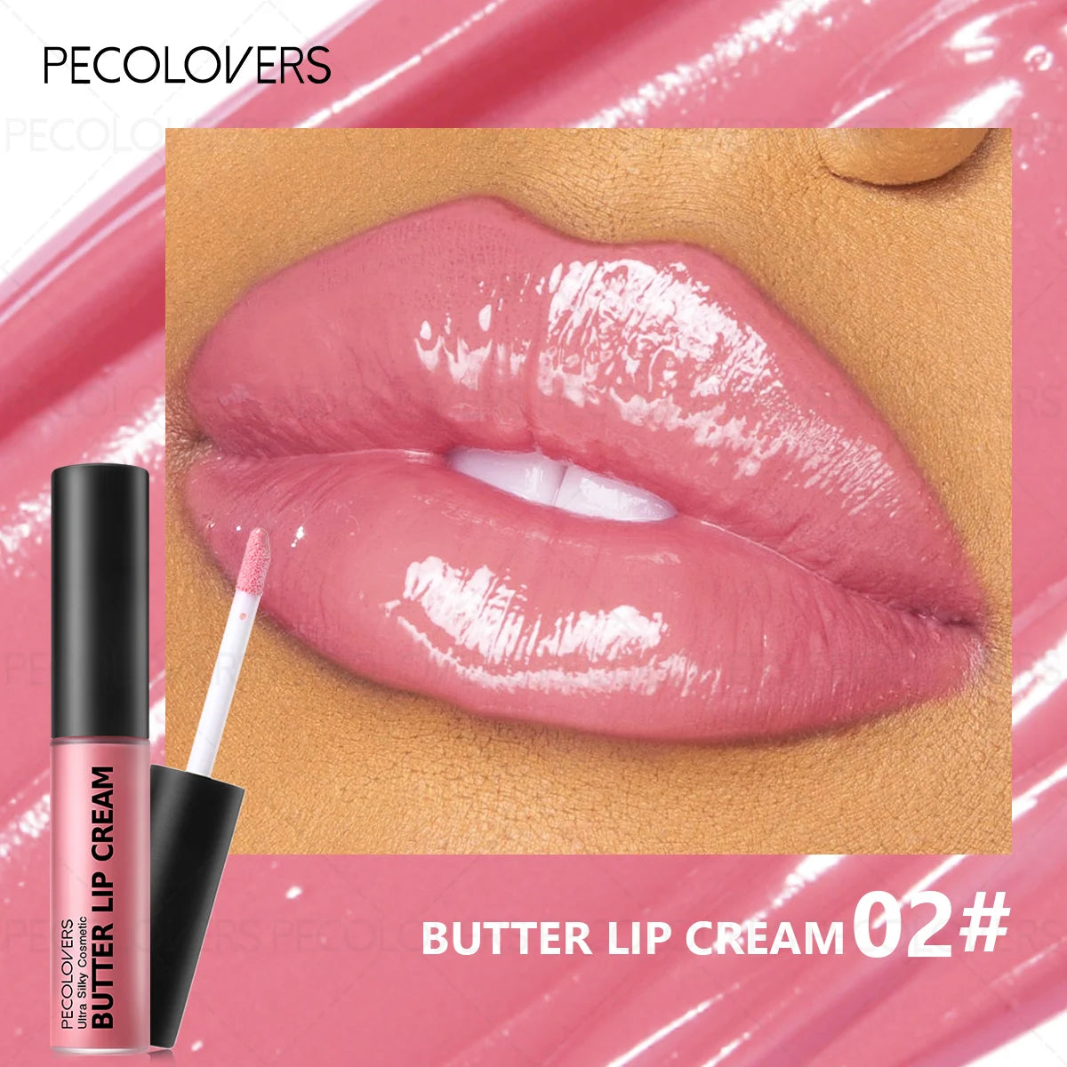 Buttery Short Lip Gloss Moisturizing Lipstick Rendering Suitable Qme 02