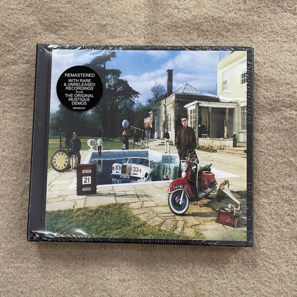 Classic Britpop Remastered CD Album | Retro Courtyard Collage Art-Style Cover, Original Recordings and Bonus Tracks Edition Qme rock cd