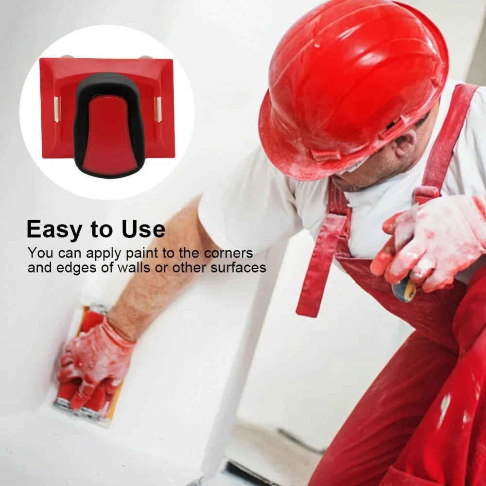 Red Paint Edger Wall Ceiling Corner Painting Brush Color Separator Trimmer Tool Applicator Edge Painting Tools for Wall Painting Qme
