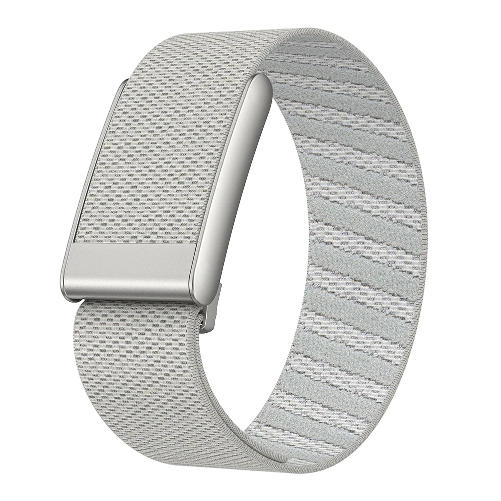 Soft Wrist Band Wear Resist Replacement Watch Strap Breathable Adjustable Nylon Band for WHOOP 5.0/ SportFlex Accessories Qme Beige C