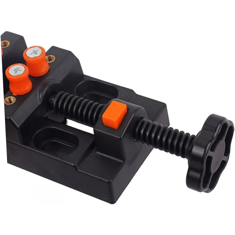 Mini Bench Vise Clamp, Adjustable Jaw Vice for DIY Crafts, Model Making, Jewelry & Woodworking Qme