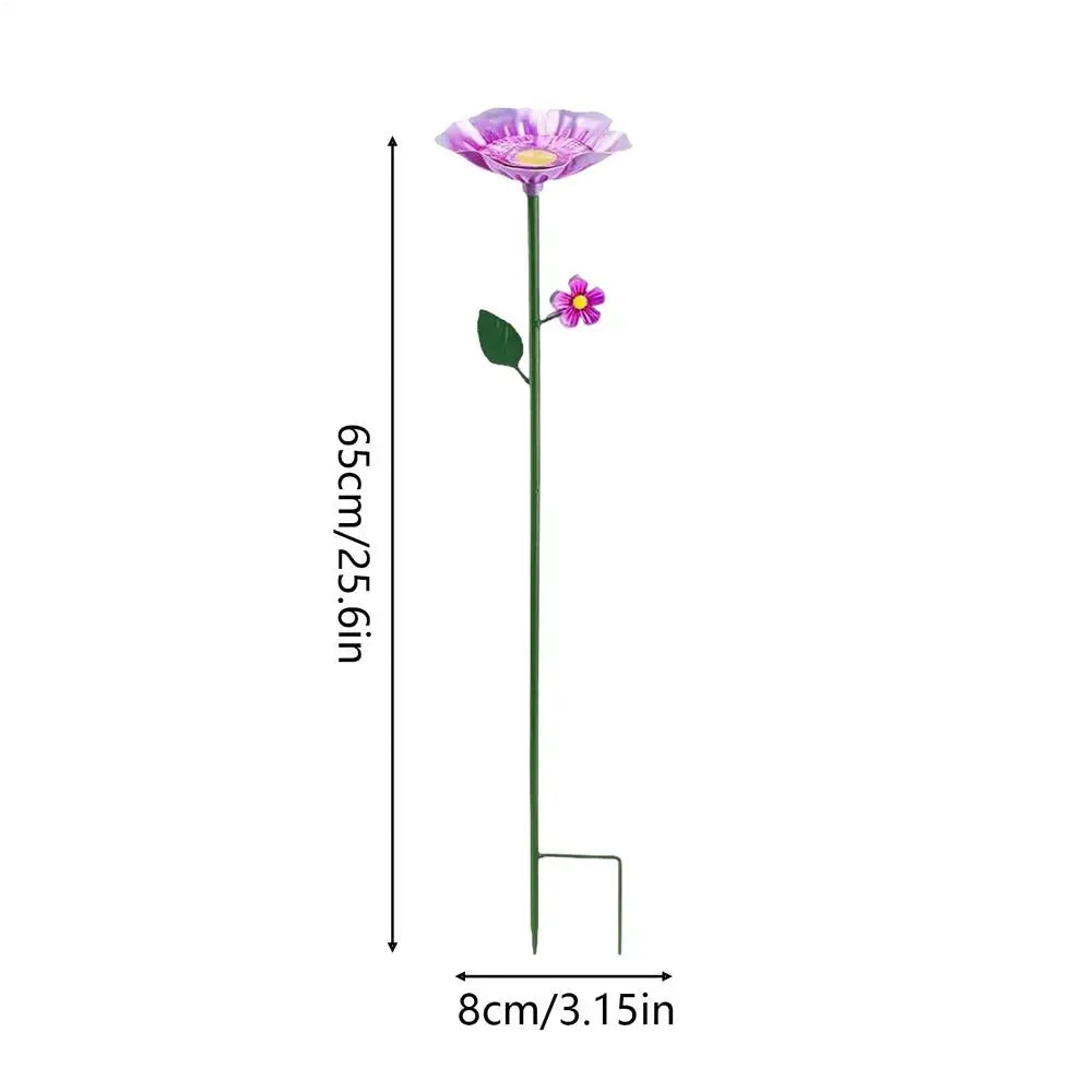 Bee Watering Station For Garden Outdoor Flower Shaped Bird Feeder Water Bowl Backyard Hummingbird Drinker For Lawn Patio Balcony Qme Pinkk China Mainland