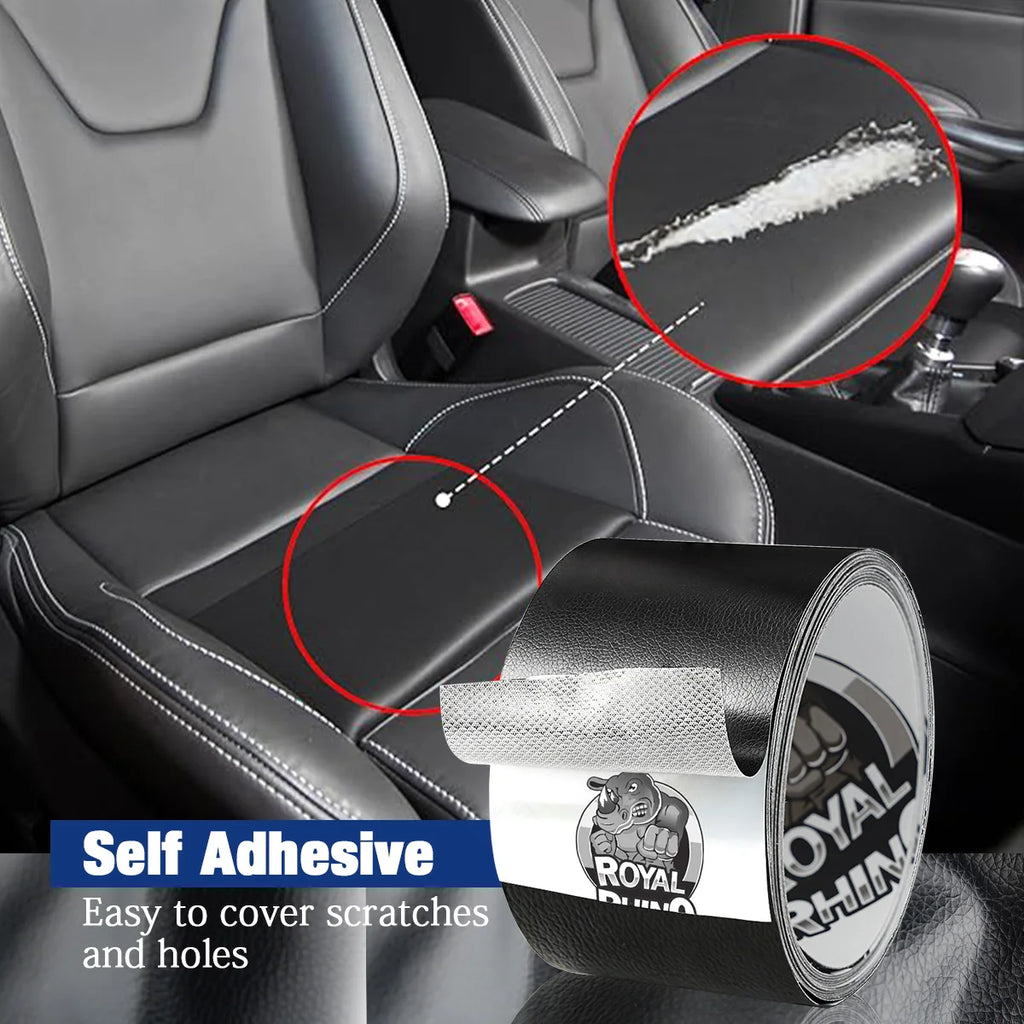 DIY Leather Repair Tape Self Adhesive Patch Car/Motorcycle Seat Sofa Repair Sticker Electromobile Seat Renovate Repair Tape Roll Qme