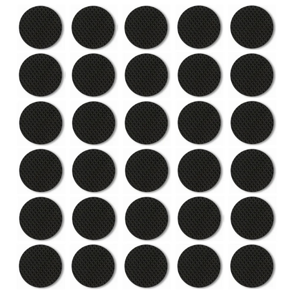 15-45PCS Furniture Leg Pads Tables Chairs Silent Anti Slip Shock-absorbing Pad Self-adhesive Scratch Resistant Furniture Sliders Qme 2.7x2.7cm 30pcs