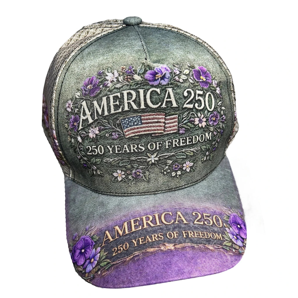 250th American Anniversary Commemorative Cap Retro Fashion Unisex Sun Visors Hat Casual Running Hiking Baseball Cap Qme