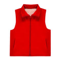 Safety protection casual vest men's and women's work clothes uniform advertising jacket top Qme Red M