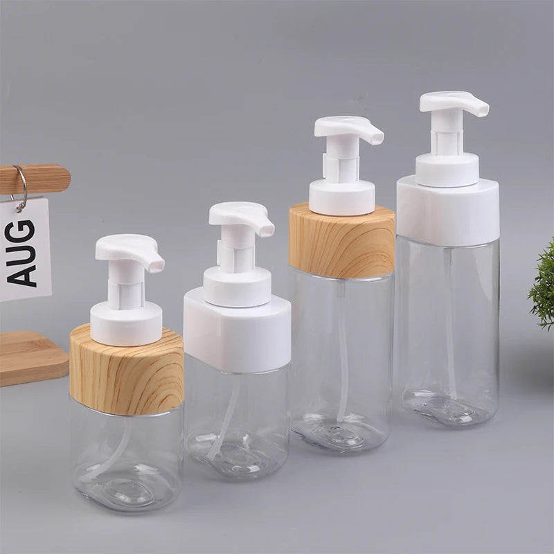 300 Transparent Foaming Soap Dispenser Refillable Portable Hand Qme