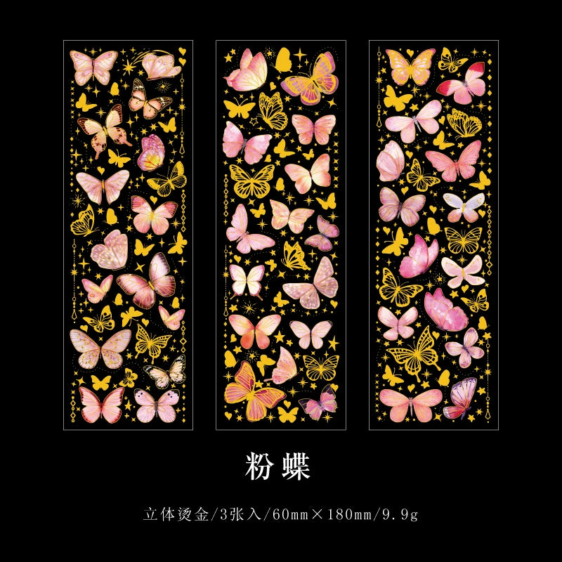 2 Sheets Chinese style Koi Flat Stickers aesthetic Journal notebook junk journal supplies Diy Scrapbooking Stationery Sticker Qme E