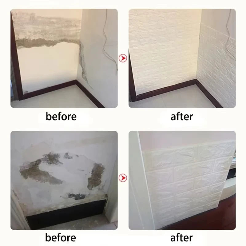 Self Adhesive Foam Brick Wallpaper 38 5x35cm Waterproof Wall Sticker Qme