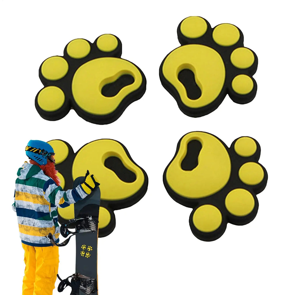 NEW Snowboard Stomp Pad Self-Adhesive Snowboard Foot Pad 4pcs Snowboard Anti-slip Stickers Snowboard Pads Foot Pads Qme
