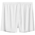 Basic Solid Color Lightweight Summer Shorts for Men Loose Lightweight Soft Elastic Waist Underpants Comfy Sleeping Pants Qme White 2XL
