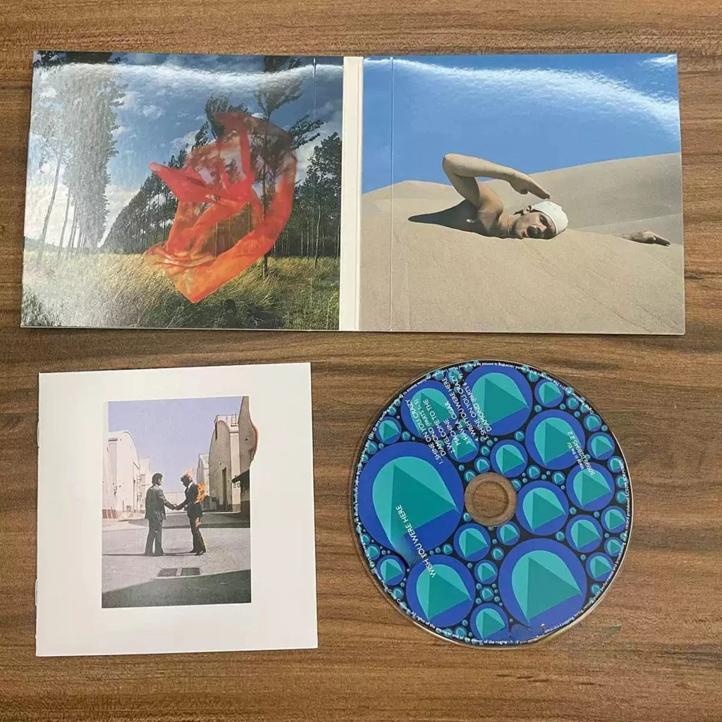 Wish You Were Here Remastered Album, Progressive Rock Golden Era Masterpiece, Iconic Cover Design, Featuring Ambient Tracks Qme