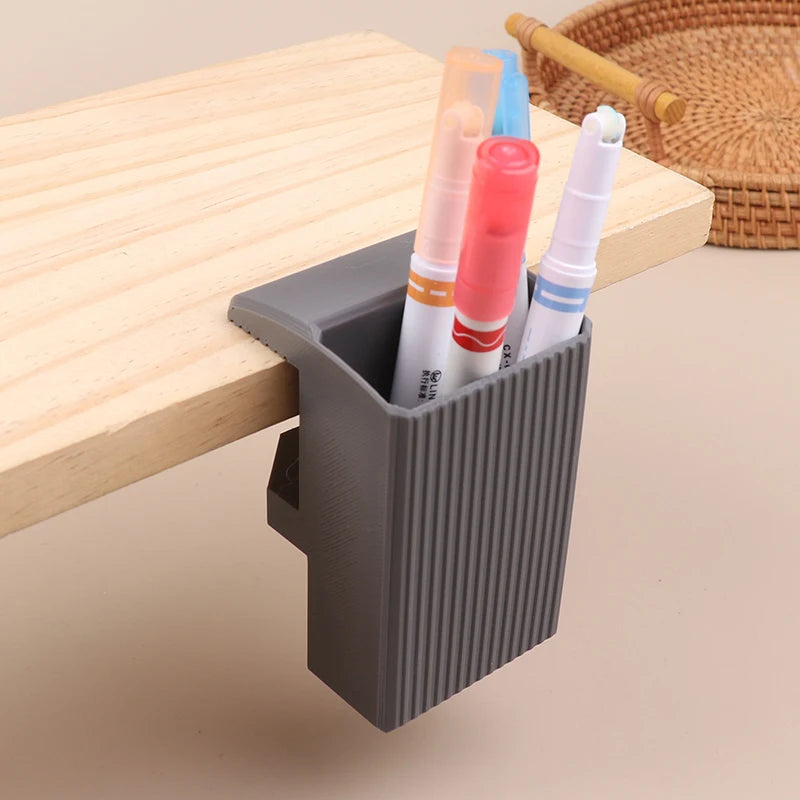 Workplace Teaching Office Organization Clip Desk Edge Pen Holder Qme