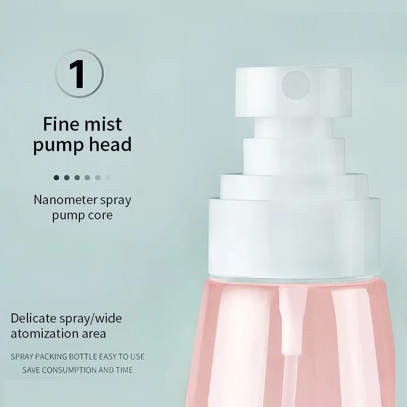 Travel Spray Bottle Mini Refillable Small Bottles Fine Mist Nozzle Qme