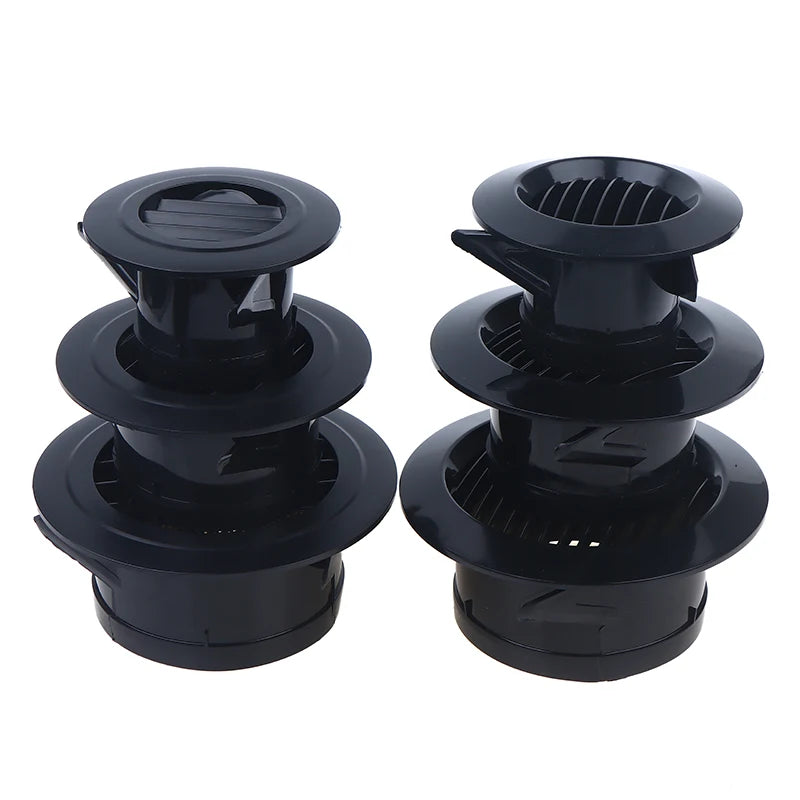 75/100/125mm Round Ducting Ventilation Cover Air Vent Extract Valve Grille Air Circulation Vents Cover Qme