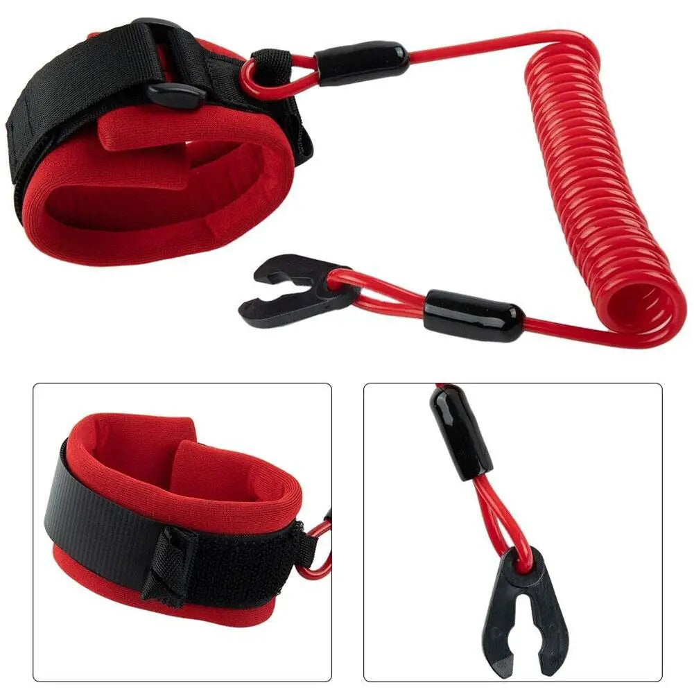 Boat Safety Tether Lanyard Kill Start Stop Switch Fit For Kawasaki Jet Ski JT900/JT1100 Engine Replacement Parts Accessories Qme